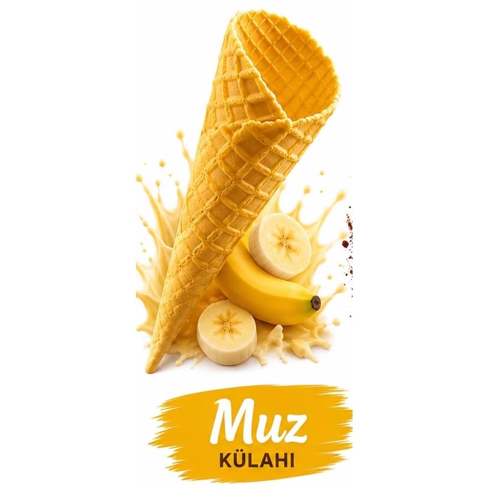 Muz Kornet Külah ( 1kl-185 Ad. )