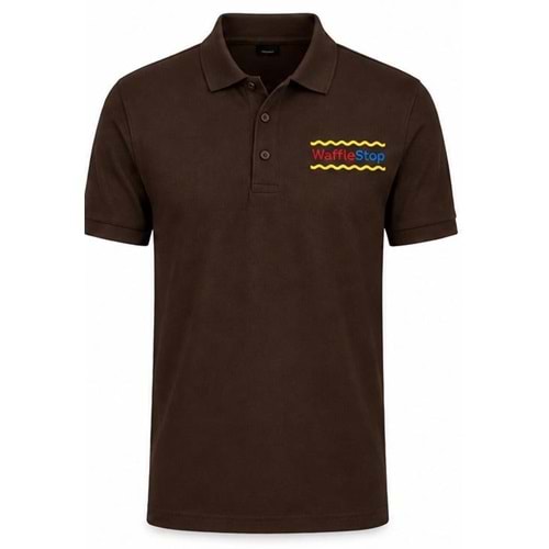 Tshirt Kısa Kol Polo Yaka S - Kahverengi