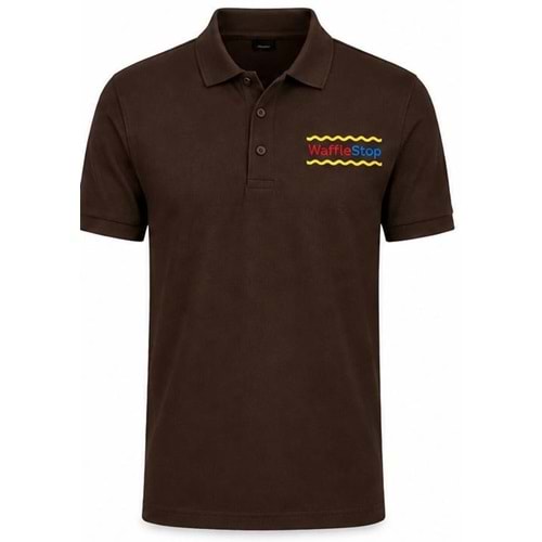 Tshirt Kısa Kol Polo Yaka M - Kahverengi