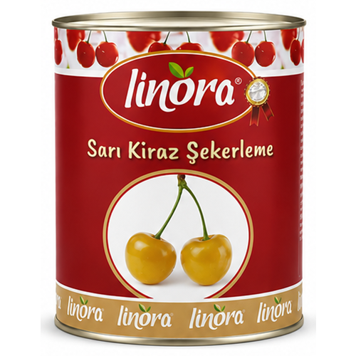 Sarı Kiraz Şekerleme Teneke 5 Kg