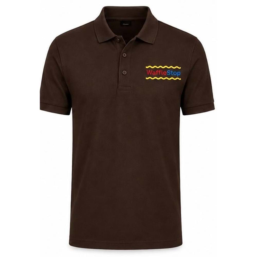 Tshirt Kısa Kol Polo Yaka S - Kahverengi