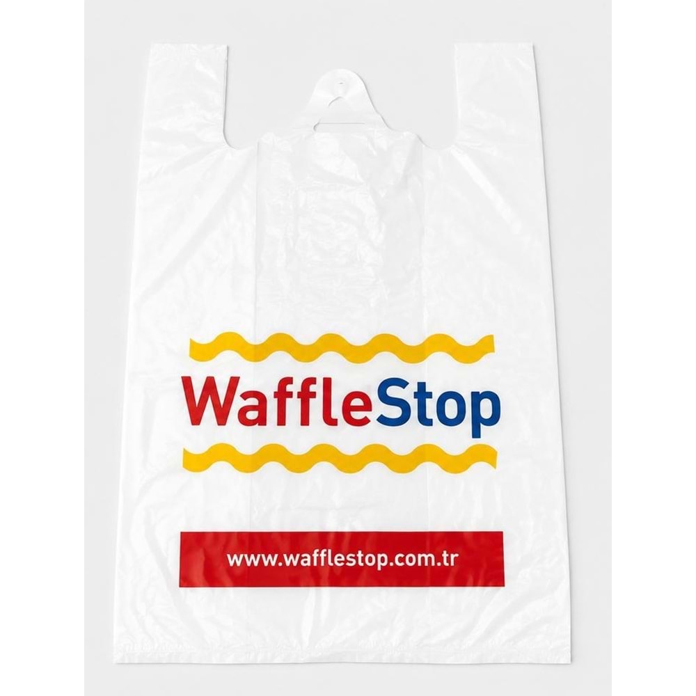 Wafflestop Baskılı Atlet Poşet 1kg
