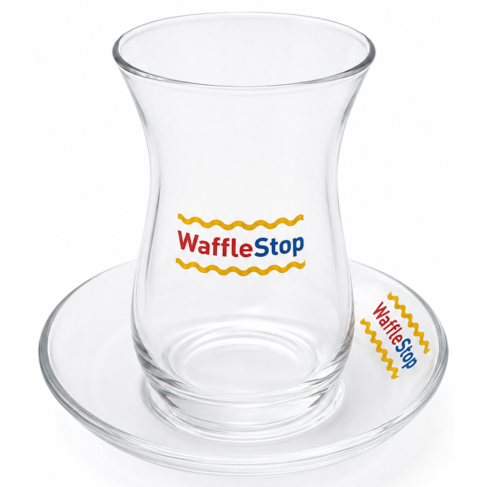 Wafflestop Çay bardak cam (1tkm 6ad)