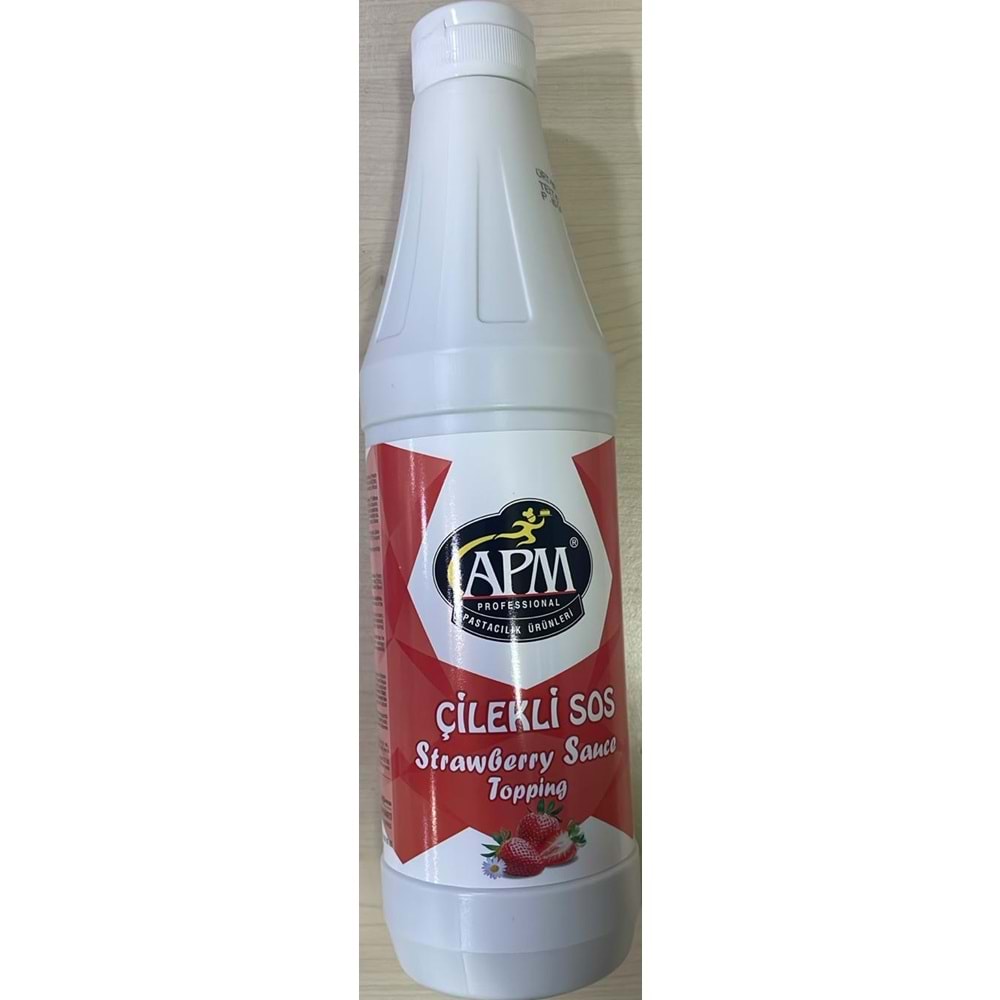 Çilek Aromalı Topping Sos 1kg